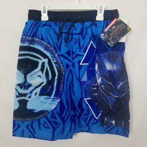 NWT! Boys Marvel Black Panther Swim Trunks